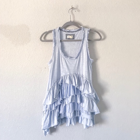 Anthropologie Tops - {*Anthropologie: Meadow Rue} Petticoat Ruffle Tank